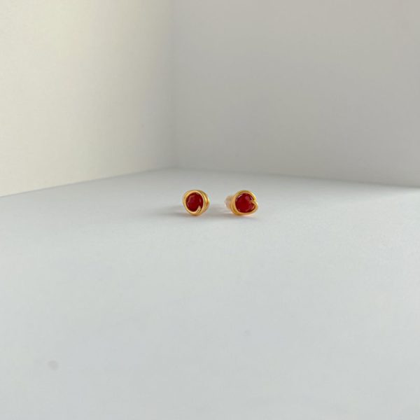 Birthstone Tiny Stud