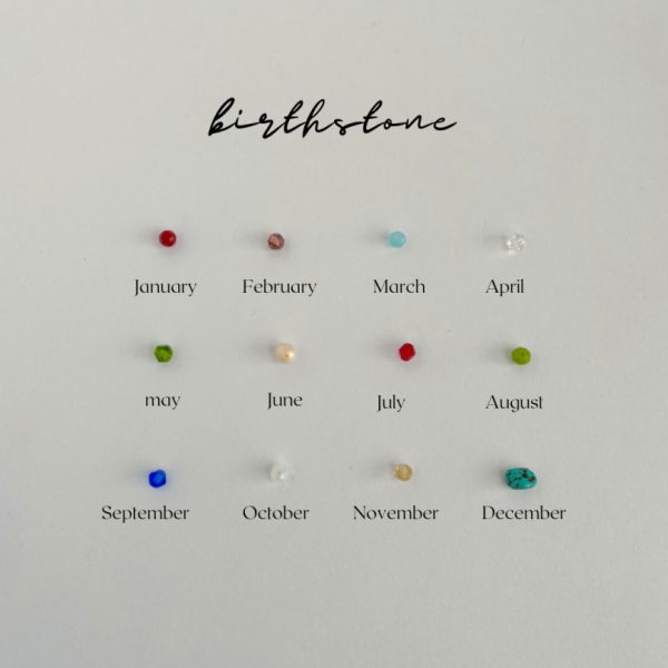 Birthstone Tiny Stud - Image 2